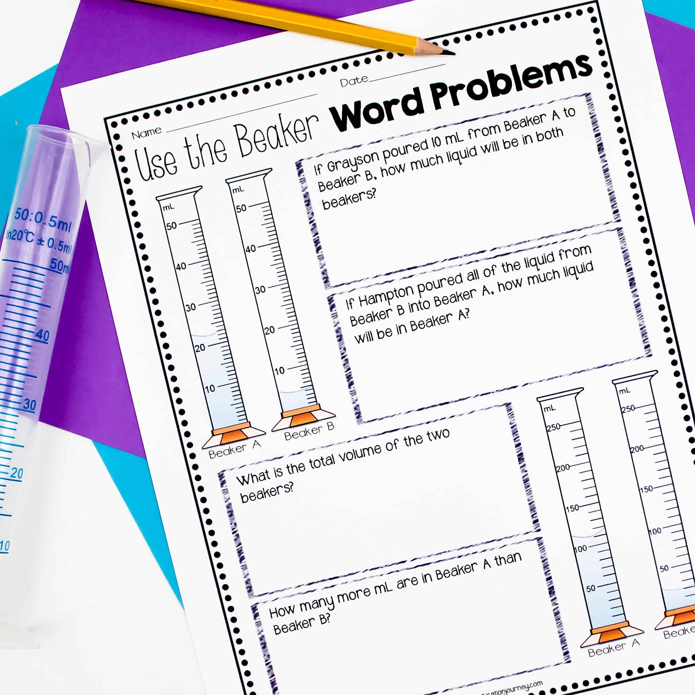 measurement worksheets 3rd