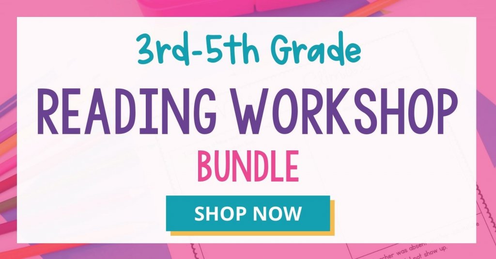 3rd-5th Grade Reading Workshop Bundle Sidebar Feature