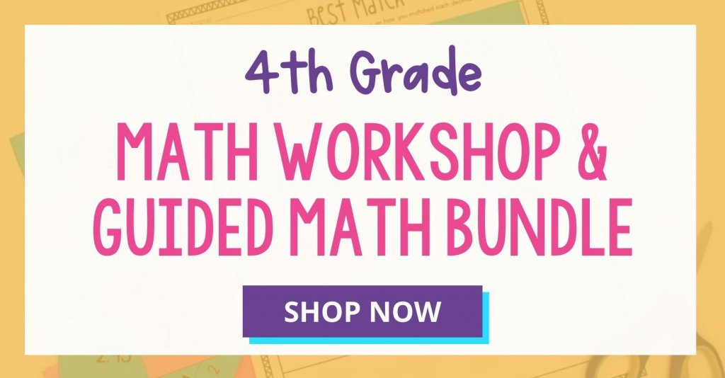 4th Grade Math Bundle Sidebar Feature