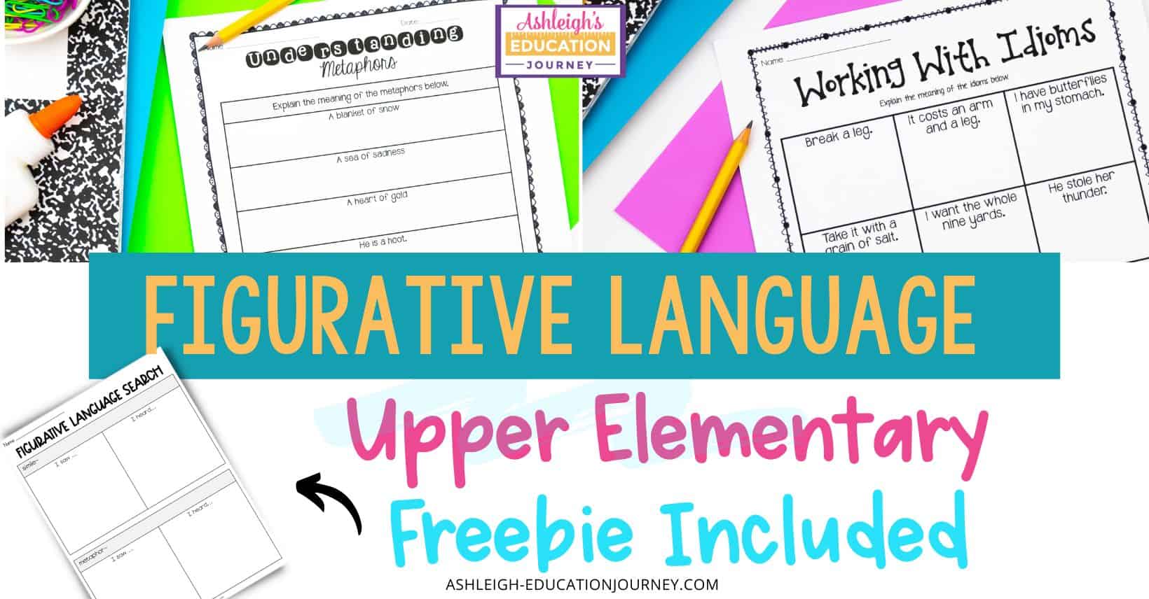 figurative language worksheets