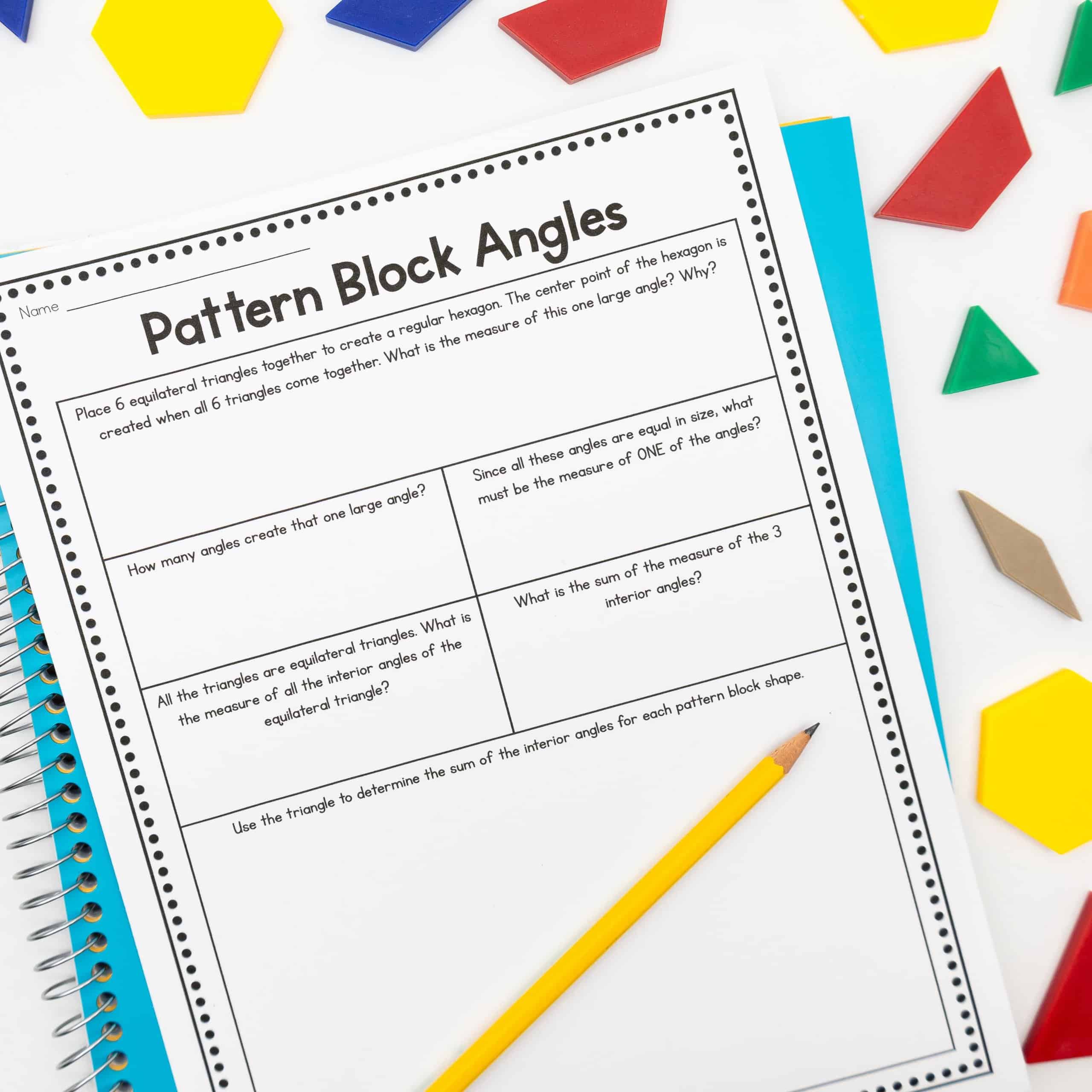 measuring angles worksheet