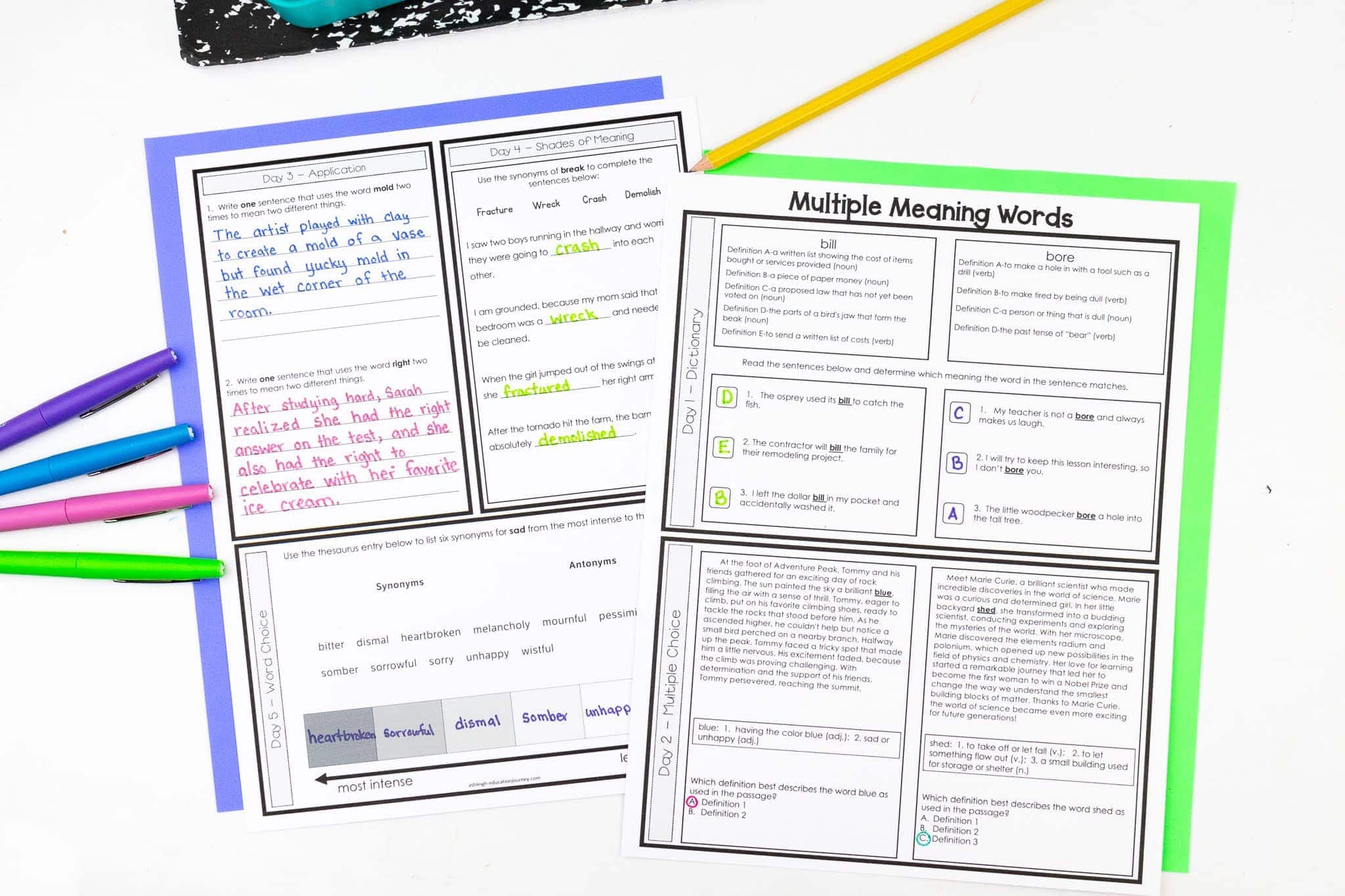 Teaching Prefixes, Suffixes, and Multiple Meaning Words